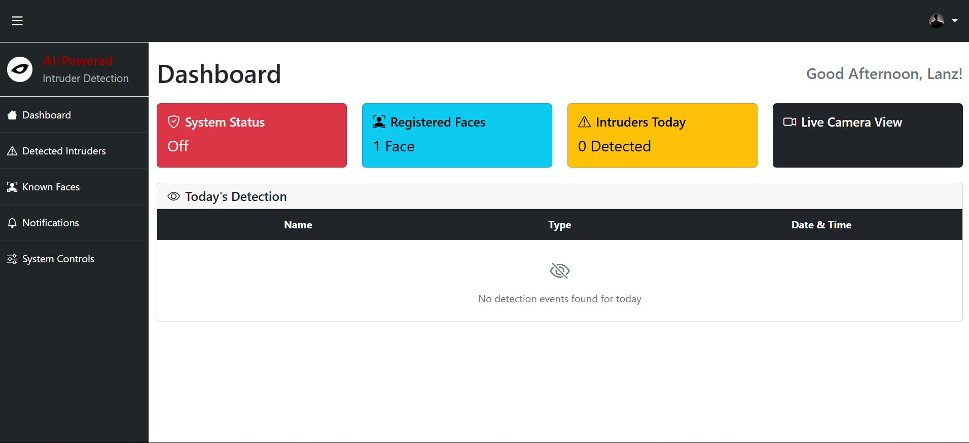 AI-Powered Intruder Detection System